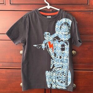 Gymboree Black and Blue Graphic Tee